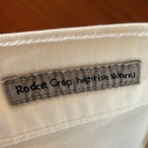 Citizens of Humanity White Rocket Crop High Rise Skinny size 25 - Picture 7 of 11